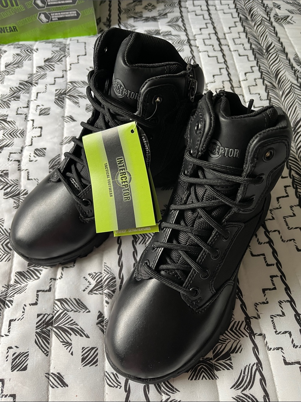 Interceptor Tactical Footwear Boots Litefast Size 6